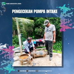 Pengecekan Pompa Intake