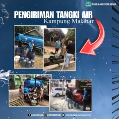 Pengiriman Tangki Air